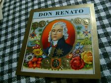 DON RENATO-VINTAGE OUTER CIGAR BOX -EMBOSSED LABEL- picture