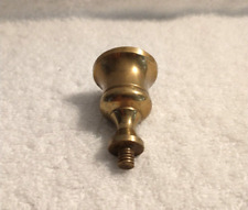 A Solid Brass Candle Receptacle with a Threaded Bottom picture
