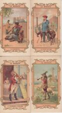People with MUSIC INSTRUMENTS 23 Small Size French Litho Postcards pre1920(L5166) picture
