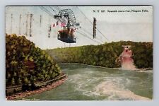 Niagara Falls NY-New York Spanish Aero-Car Over Whirlpool Vintage c1919 Postcard picture