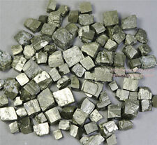 100g Wholesale Beautiful Golden Iron Pyrite Cubic Crystal gem Mineral Specimen picture