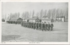 Infantry Drill No. 586 Soldiers Military Training Unused Postcard E62 picture