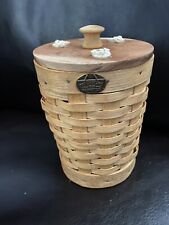 Peterboro NH Basket With Cats On Lid. picture