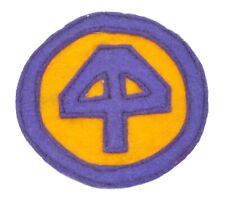 Original WWI US Army 44th Division Wool Patch AA104 picture