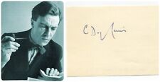 British Poet Laureate CECIL DAY-LEWIS Orig Autograph 1960s picture