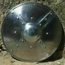 DGH® Medieval Warrior Round Shield Medieval Crusader Battle Shield Knight  picture