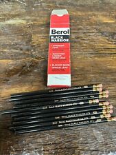 Vintage Berol Black Warrior 372-2 No. 2 Pencils Medium Soft - Box of 10 pencils picture