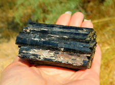 Black Tourmaline Schorl Crystal 252g Rough Specimen Energy Healing & Protection picture