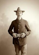 Antique Photo... American Soldier 1890s Spanish War Era... Photo Print 5x7 picture