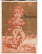 ANTIQUE ADVERTISING / TRADE Card    SOAPINE / KENDALL MFG. CO. -  PROVIDENCE, RI picture