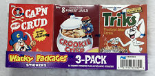 Wacky Packages Mini Cereal Box Parody 3-Pack Set 54 Stickers Topps 2010 Sealed picture