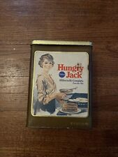 Vintage Pillsbury Hungry Jack Advertising Pancake Mix Tin Storage 8.5x6” picture