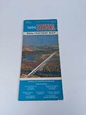 Vintage 1966 Iowa Official Road Map – State Highway Commission picture