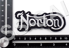NORTON EMBROIDERED PATCH IRON/SEW ON ~3-7/8'' x 1-5/8