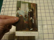 Original - POSTCARD -- THE LIGHT THAT FAILS --  1911 to girlfriend  picture