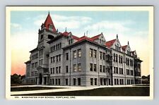 Portland OR-Oregon, Washington High School Vintage Souvenir Postcard picture