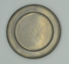 Etainbel Large Round Tin Plate 19th Century 8-½” Across 14 oz C-9 picture
