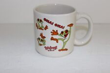 Vintage Rainforest Cafe Coffee Tea Mug Cup Green Tree Frog Cha Cha 1998 picture