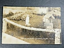 Vintage Postcard RPPC Rebecca goes to the Well Dickerville WI   B6384 picture