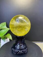 2.2LB Rare Natural citrine sphere Quartz Crystal ball Mineral Specimen gift picture