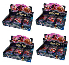 LORCANA TCG RISE OF THE FLOODBORN Case 4x Booster Box ENGLISH Ready to Ship picture