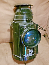 Handlan St. Louis Railroad Lantern Blue Glass Lens picture