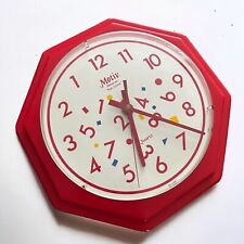 Vintage 1980s Quartz Reverse Wall Clock picture