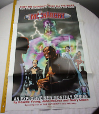 The Monarchy Wildstorm comic shop Promotional window poster 2001 22x34