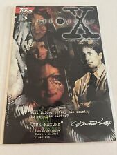 X-FILES # 3 NM Topps Comics comic book SIGNED picture