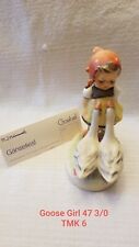 Goebel Hummel Figurine GOOSE GIRL 47 3/0 TMK-6 Vintage. Original Card picture