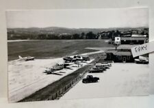 1960’s LATROBE PA. AIRPORT SMALL PLANES EARLY CARS GULF GAS TRUCK + NEW POSTCARD picture
