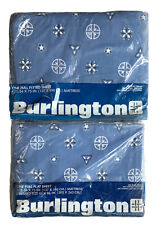 Vtg Parsons School Of Design Burlington Bandana Twin Flat & Fitted Sheets New picture