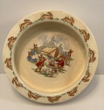 Vintage Bunnykins 1960’s ROYAL DOULTON Bowl Made in England 6” picture