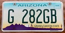 HARD TO FIND RETIRED EXPIRED ARIZONA 2009 BASE POLICE CAR LICENSE PLATE, G 282GB picture