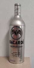BACARDI Superior Replica Tin Bottle RARE Facundo Bacardí Puerto Rico 12