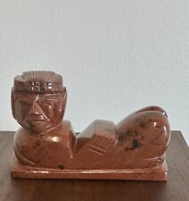 Chacmool Obsidian Mayan Mesoamerican Sculpture  picture