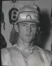 1955 Press Photo Jockey Stan McDowell-resumes riding career at Portland Meadows picture