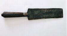 Antique Hand Forged Iron Chisel Wood Handle 16