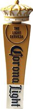 CERVEZA CORONA LIGHT WITH CROWN SHORT 8” BEER TAP HANDLE picture