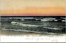 Rotogarph Postcard G 1551 Seascape A Lonely Bit of Surf Beach Scene 1906 HP picture