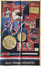 Vintage 1984 K MART Sunday Newspaper Advertisement Insert Gold Medal Winners picture