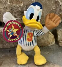 Vintage 1995 Disney Donald Duck Sports Plush, 10”, Vintage Disney Toy, Baseball picture