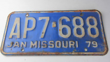 1979 Missouri License Plate #AP7-688 picture