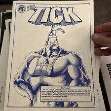 Vintage 90s The Tick Comic Display Ad Promo New England First Rare picture