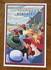 Louisville, Kentucky - Track Horse Racing-Lantern Press Postcard Kentucky Derby picture