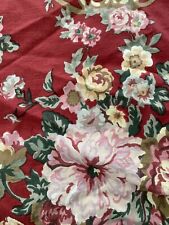 Ralph Lauren Danielle Marseilles Twin Fitted Bed Sheet Red Floral French Country picture