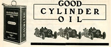 1910 Original Havoline Oil & Cylinder Oil Ad. Vintage Racing Theme. Cars & Boats picture