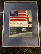 Space Shuttle Columbia Carried Flag, NASA Certificate STS-4 Voyage Artifact picture