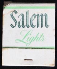 Salem Lights Cigarette MatchBook Unused Full Unstruck Complete picture