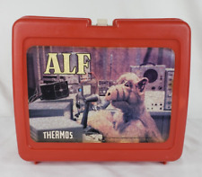 Vintage Alf Thermos Lunchbox 1987 Original Alien Productions Collectible 80’s picture